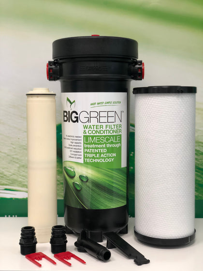 Filtration System: Big Green™ Whole House Water Conditioner | Limestone Prevention System