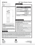 Filtration System: 3M™ High Flow Drinking Water Series, Chloramines Reduction and Scale Inhibitor | Model HF160-CLS