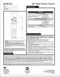 Filtration System: 3M™ High Flow Drinking Water Series, Chloramines Reduction and Scale Inhibitor | Model HF160-CLS