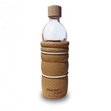 Glass Bottle: Emoto "THANK YOU" | Cork Sleeve | Restructured Water