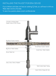 Faucet Kit for ERW Device : single spout | satin nickel