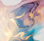 K8 Luxury Decal: Marble | Multi Purple, Blue & Gold