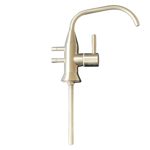 Faucet Kit for ERW Device : 2+1 spouts | Curved | Satin Nickel